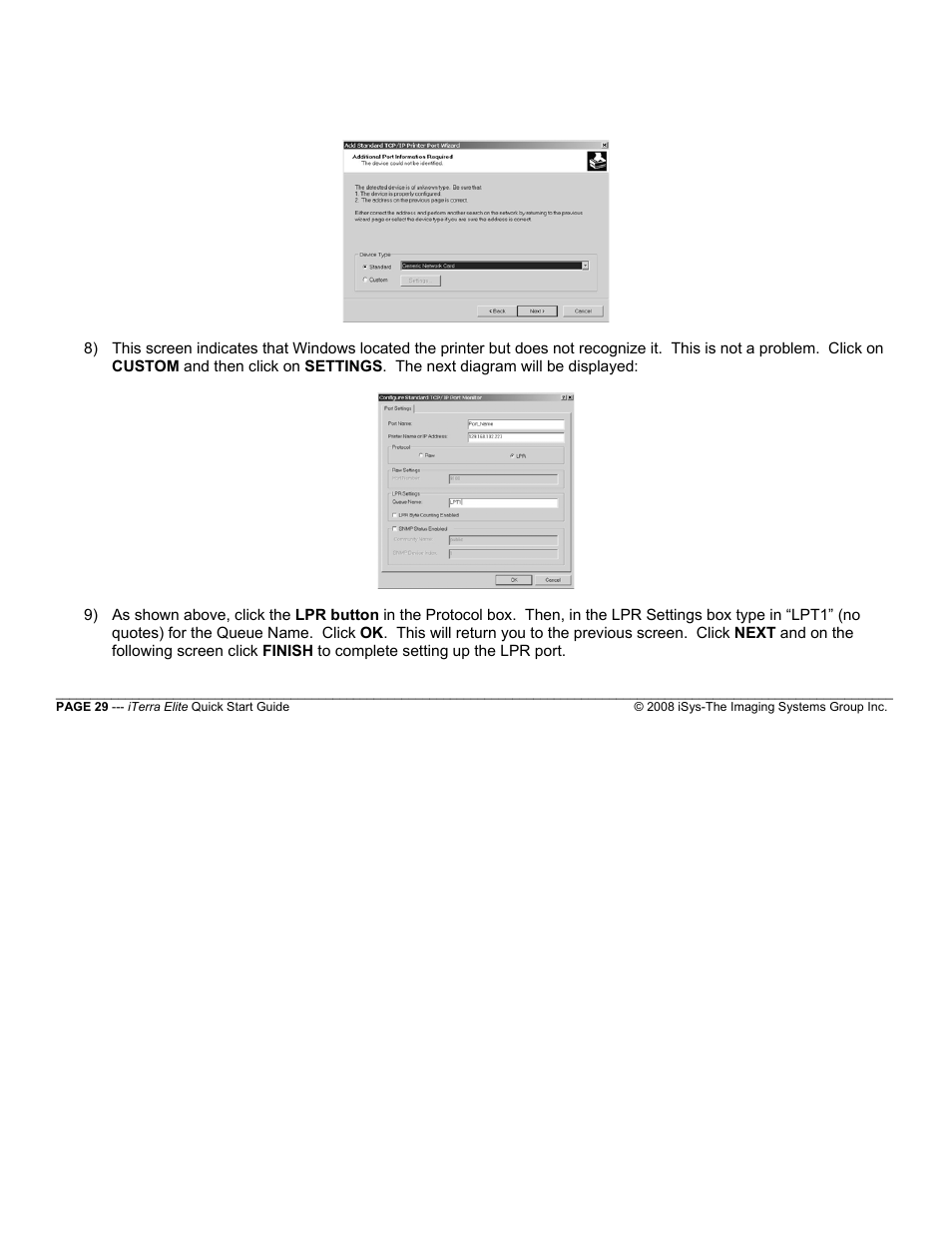 iSys iTerra Elite Color LED Printer User Manual | Page 29 / 119