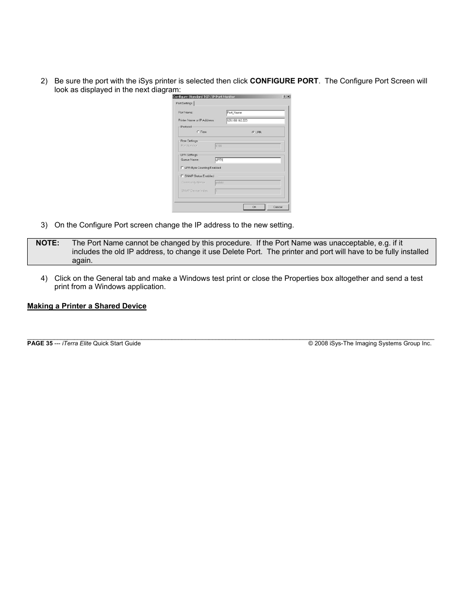 iSys iTerra Elite Color LED Printer User Manual | Page 35 / 119