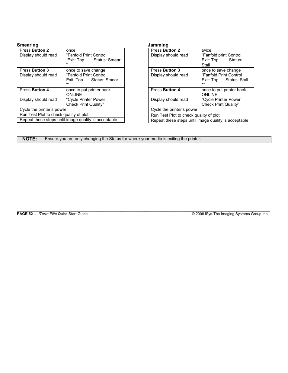 iSys iTerra Elite Color LED Printer User Manual | Page 52 / 119