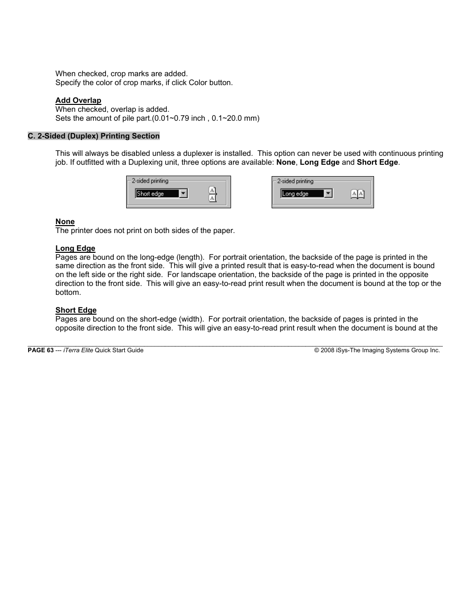 iSys iTerra Elite Color LED Printer User Manual | Page 63 / 119