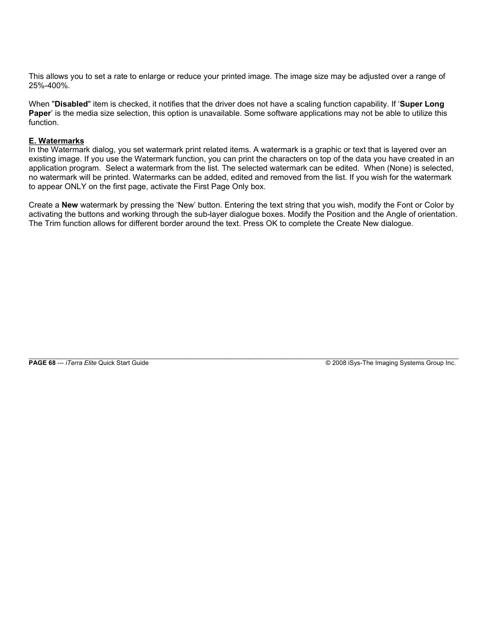 iSys iTerra Elite Color LED Printer User Manual | Page 68 / 119
