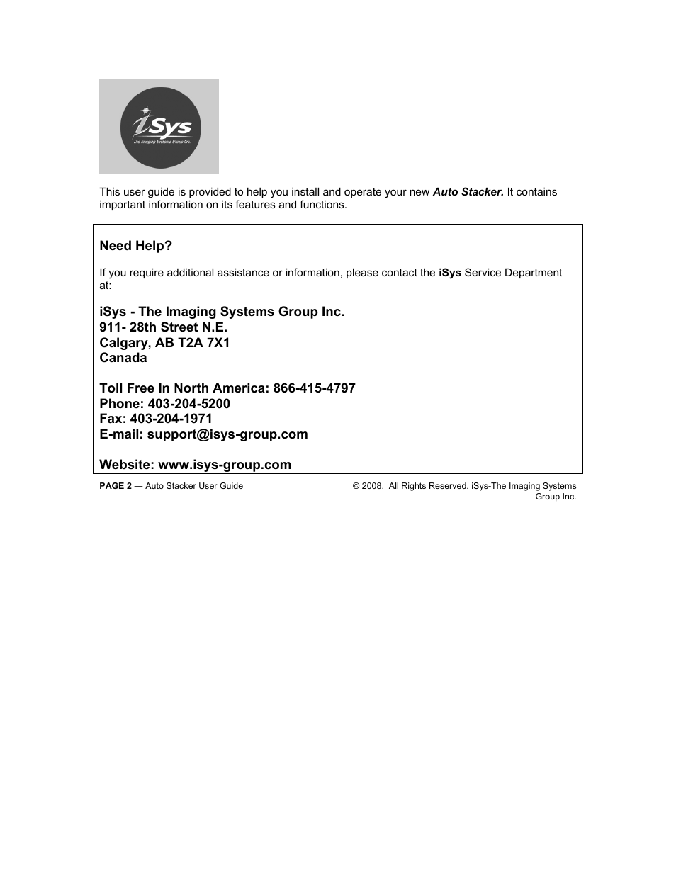 iSys iTerra Elite Color LED Printer User Manual | Page 2 / 35