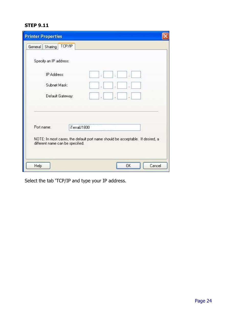 iSys iTerra IJ1800 User Manual | Page 24 / 50