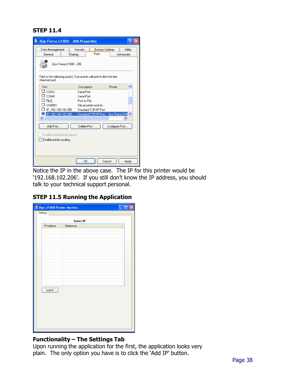 iSys iTerra IJ1800 User Manual | Page 38 / 50