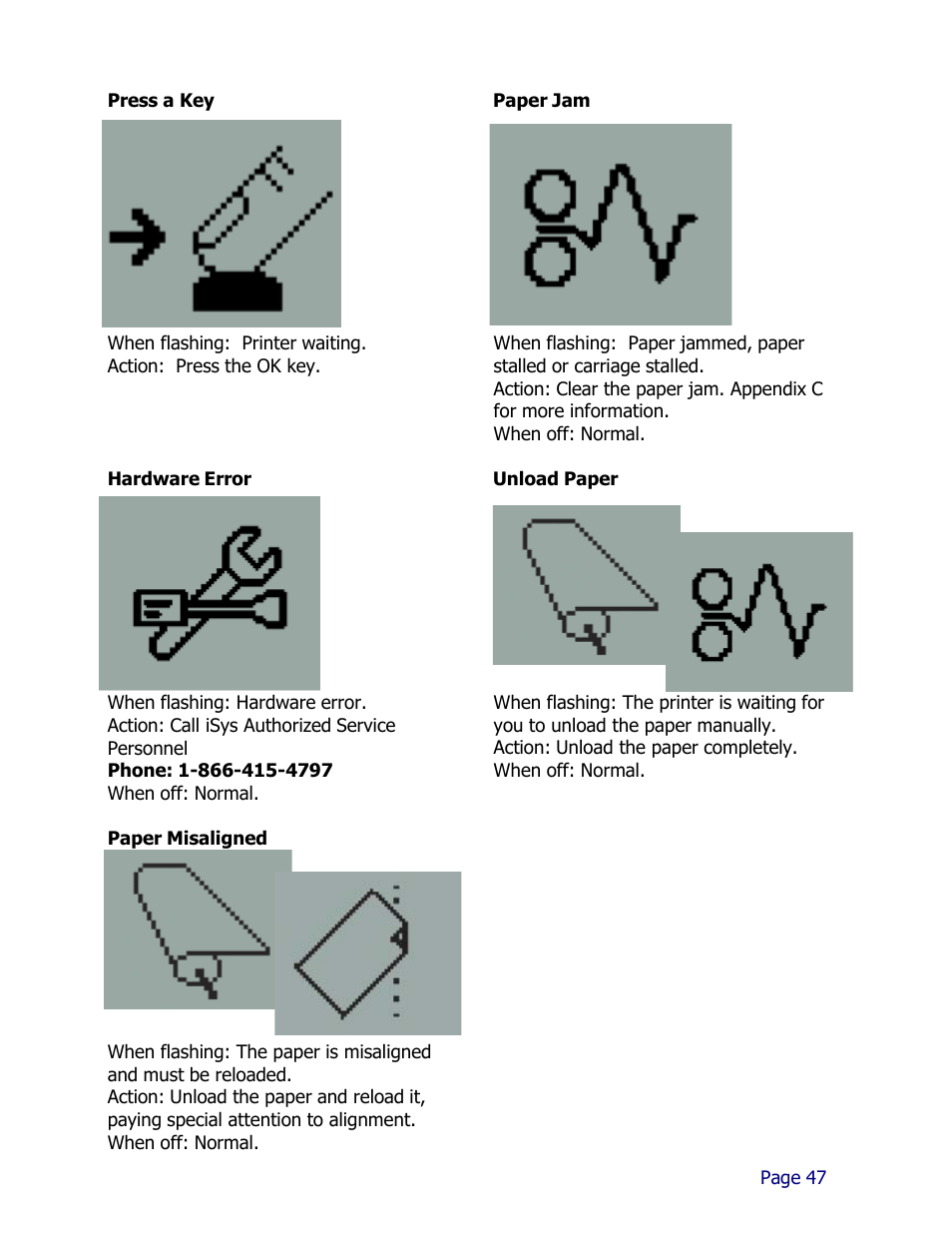 iSys iTerra IJ1800 User Manual | Page 47 / 50