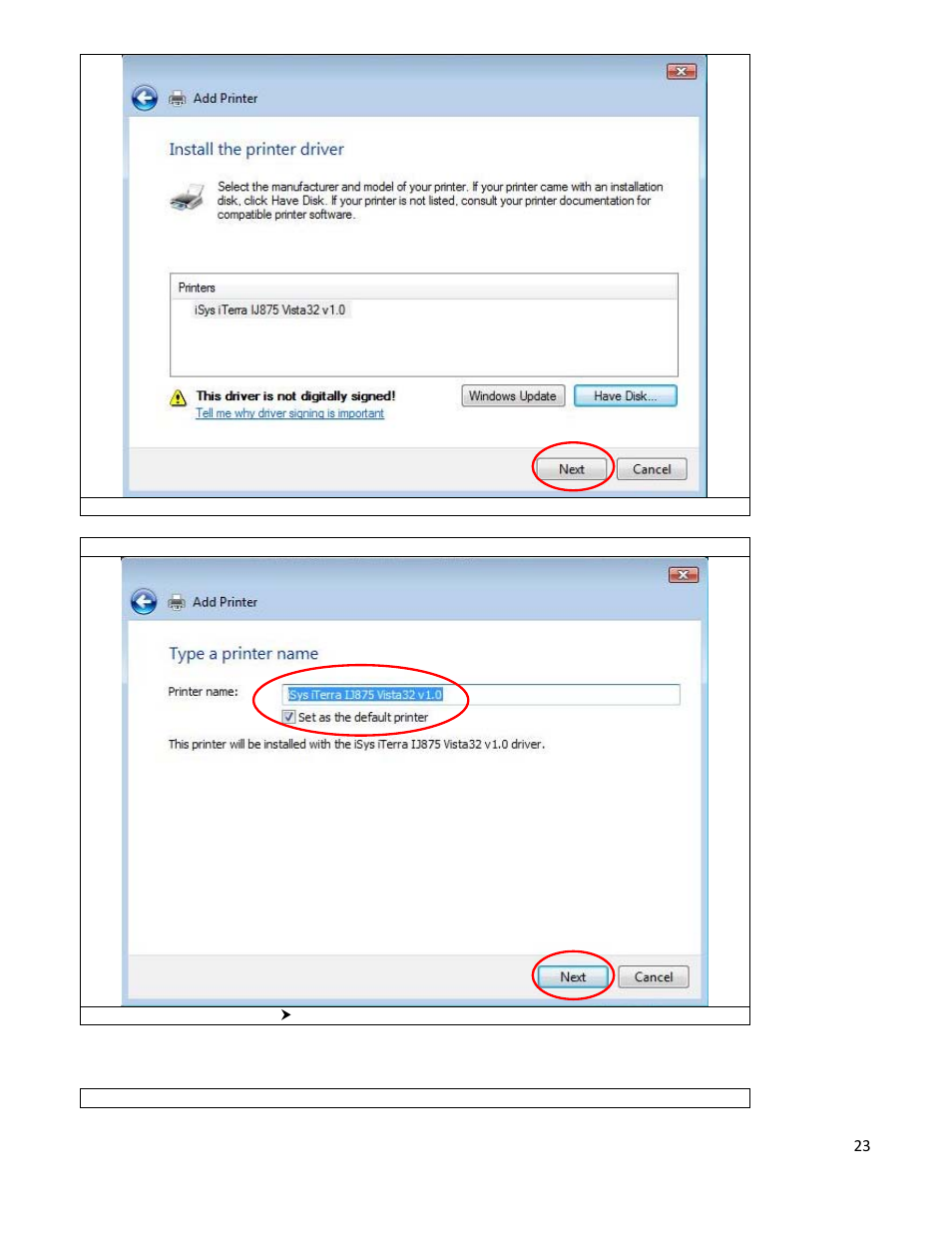 iSys iTerra IJ875 User Manual | Page 23 / 51