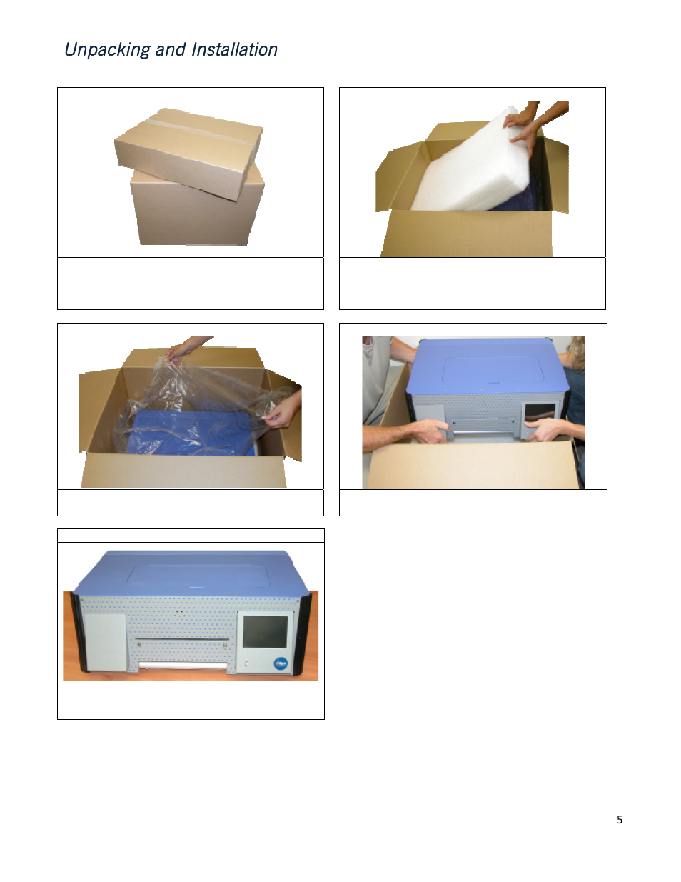 Unpacking and installation | iSys iTerra IJ875 User Manual | Page 5 / 51