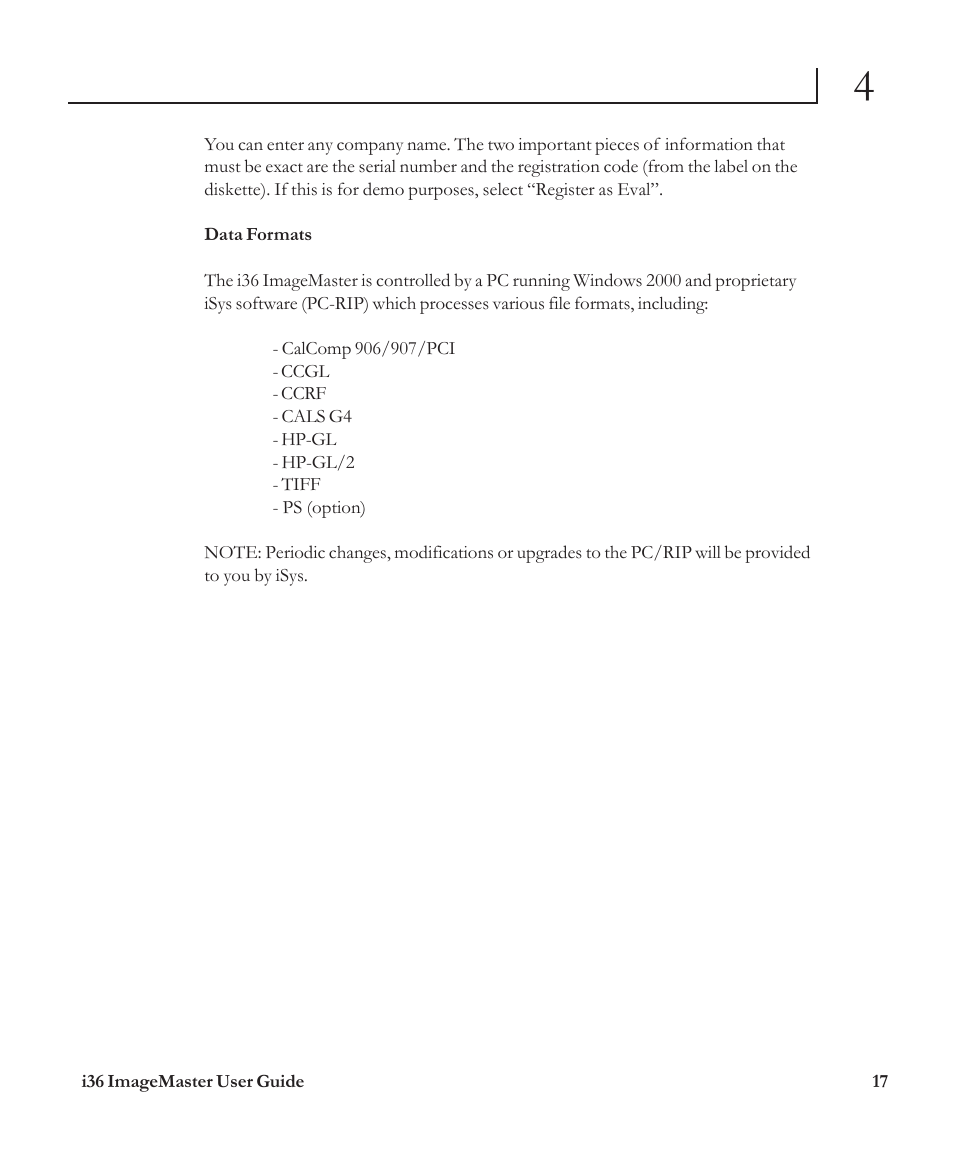 iSys i36 User Manual | Page 16 / 30