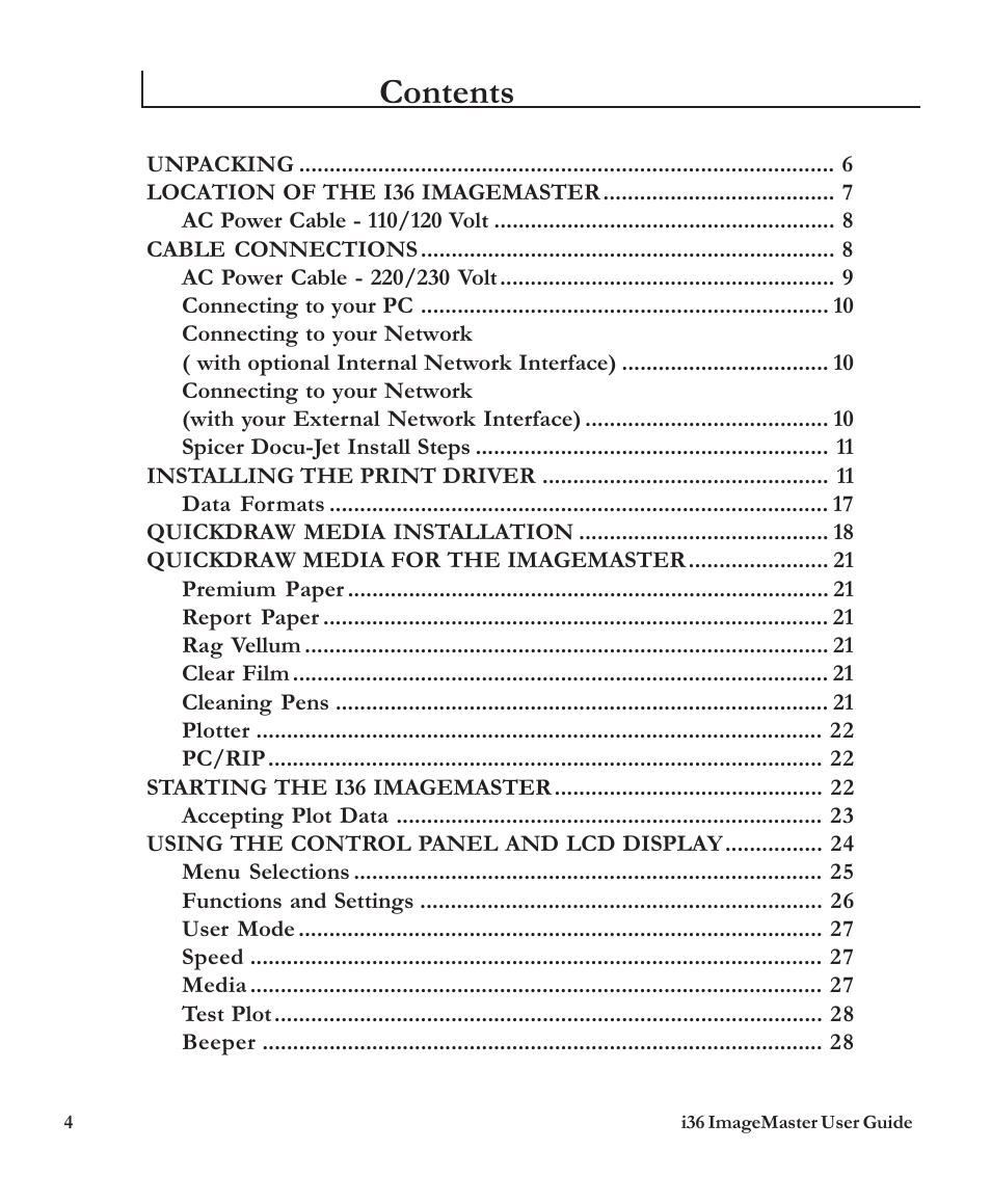 iSys i36 User Manual | Page 3 / 30