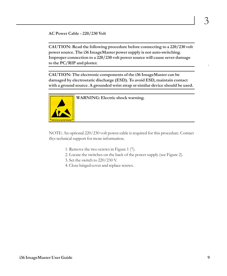 iSys i36 User Manual | Page 8 / 30