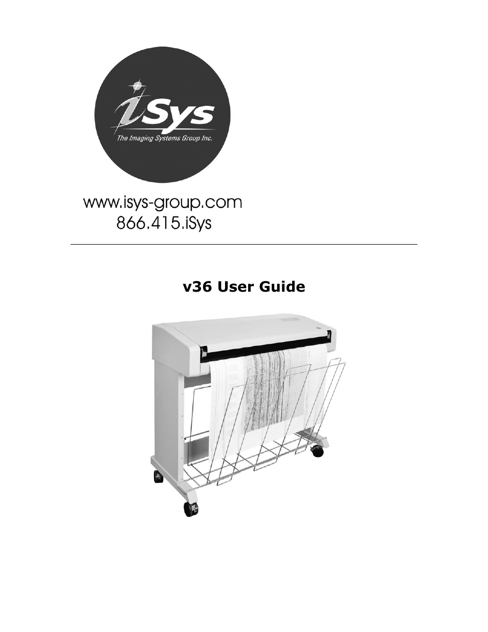 iSys V36 User Manual | 33 pages