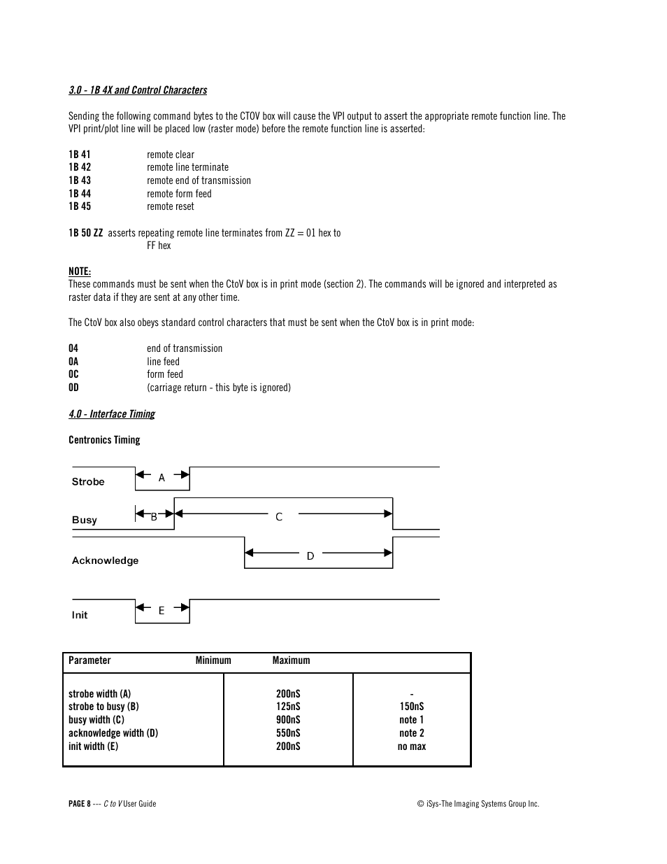 iSys C to V User Manual | Page 8 / 12