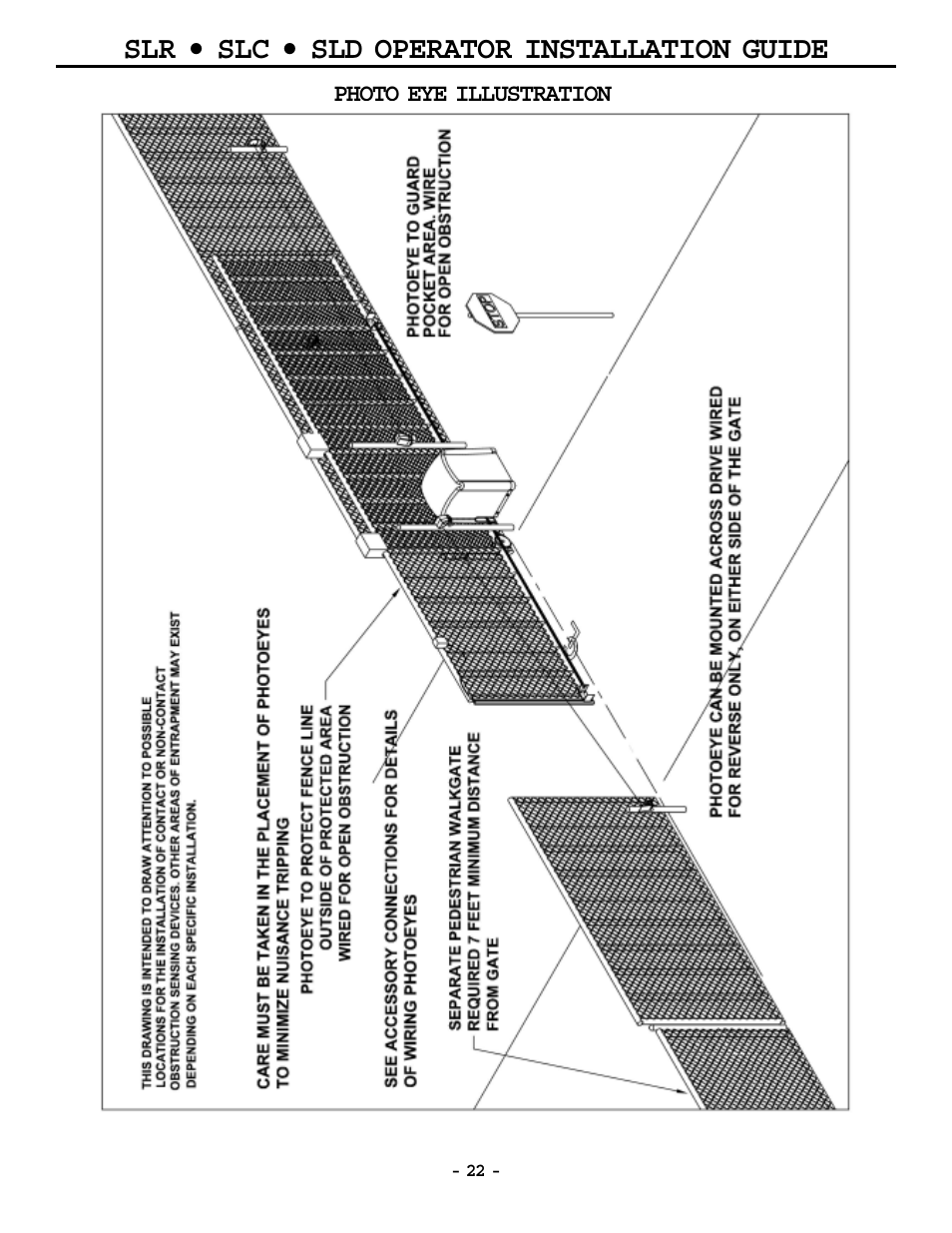 Slr • slc • sld operator installation guide | OSCO MG0-20 User Manual | Page 22 / 40