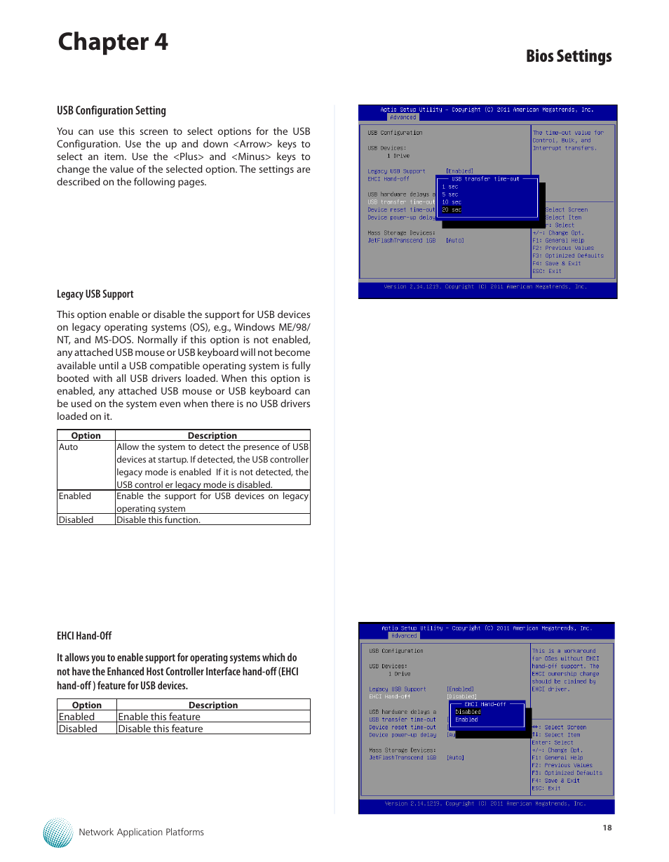 Chapter 4, Bios settings | Lanner FW-5330 User Manual | Page 21 / 38