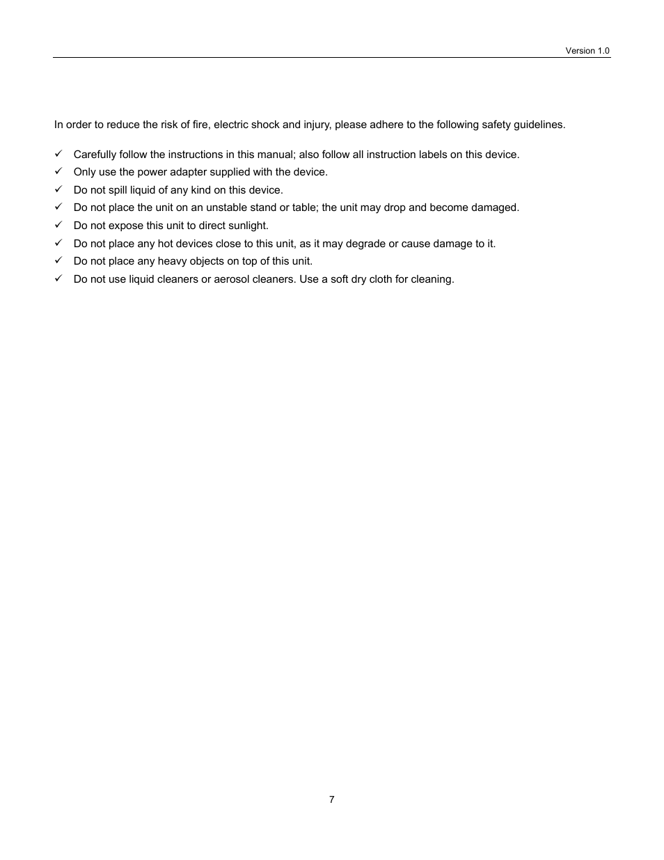 Safety guidelines | Lanner IPMI User Manual | Page 9 / 56