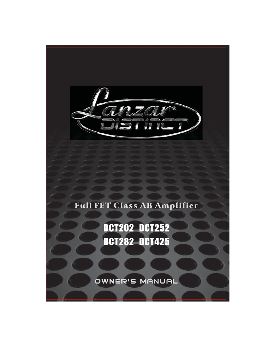 Lanzar DCT202 User Manual | 16 pages