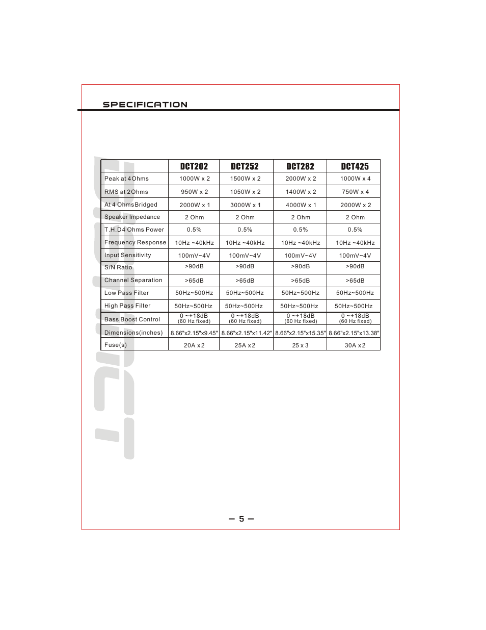 Lanzar DCT202 User Manual | Page 6 / 16