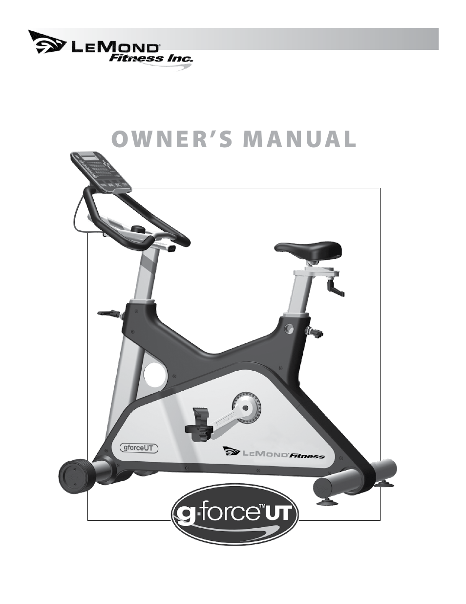 LeMond g-force UT User Manual | 44 pages