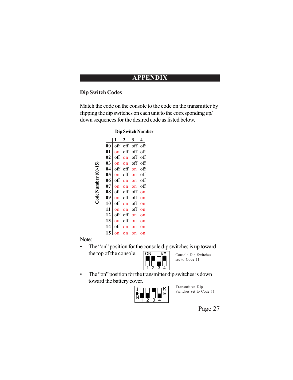 Page 27, Appendix | LeMond RevMaster Pilot User Manual | Page 27 / 29