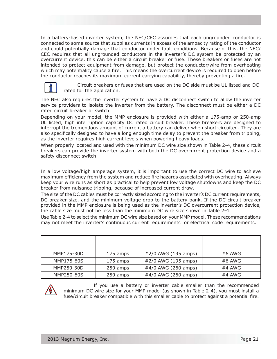 Magnum Energy Mini Magnum Panel (MMP Series) User Manual | Page 30 / 70