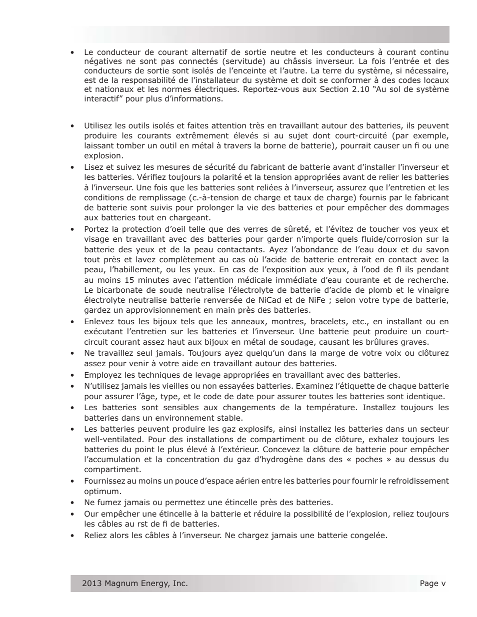 Magnum Energy Mini Magnum Panel (MMP Series) User Manual | Page 6 / 70