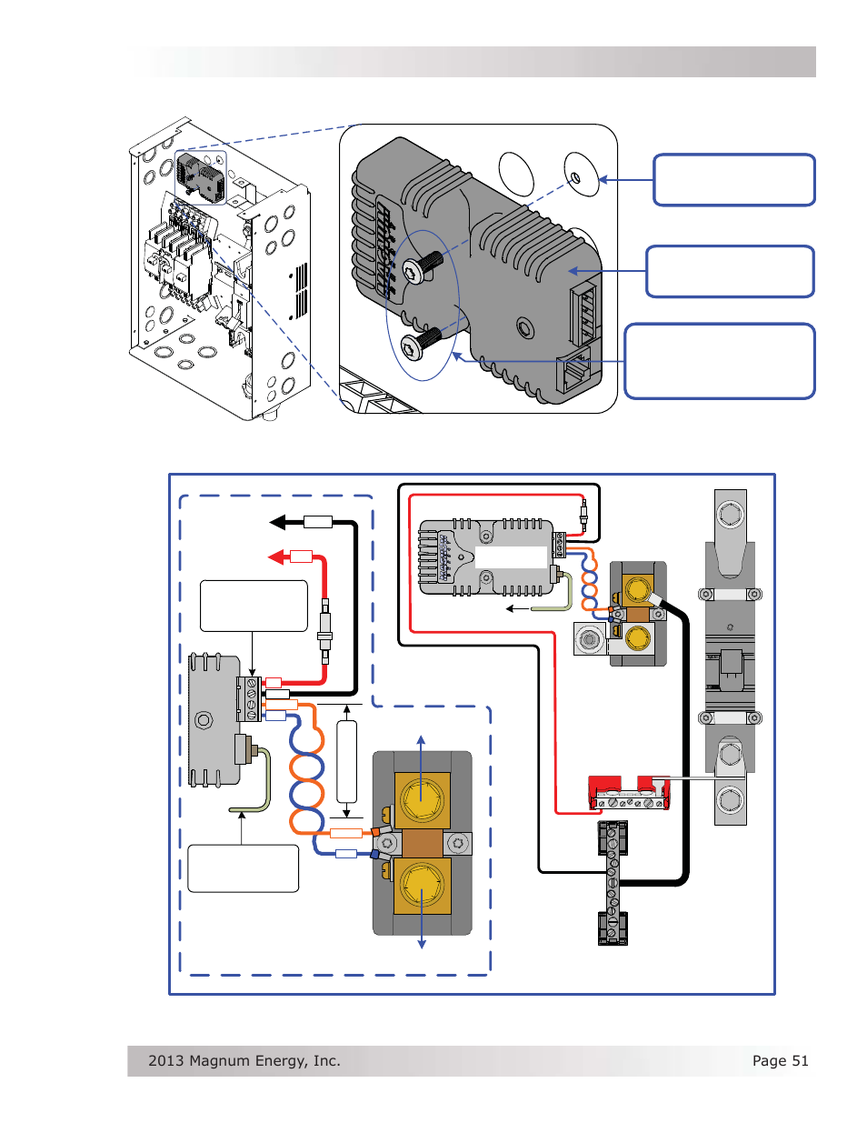 A3 installing a battery monitor, Appendix a - optional equipment and accessories | Magnum Energy Mini Magnum Panel (MMP Series) User Manual | Page 60 / 70