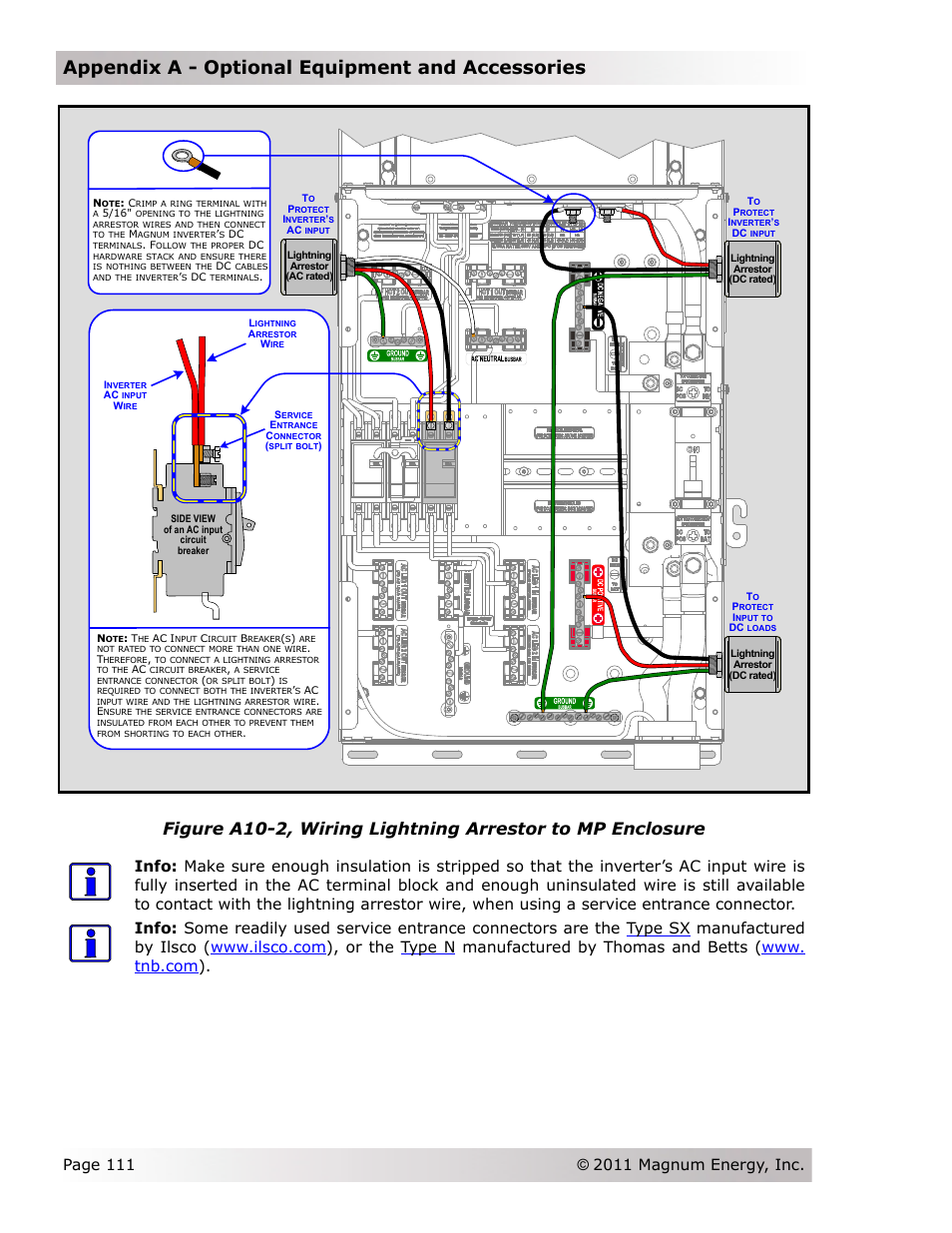 Appendix a - optional equipment and accessories | Magnum Energy Magnum Panel (MP Series) User Manual | Page 118 / 120