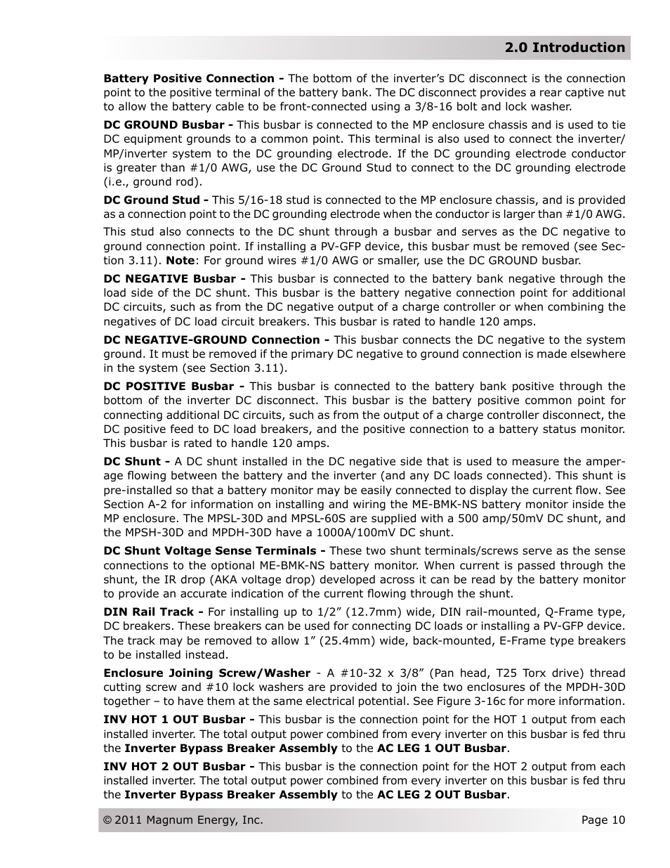 Magnum Energy Magnum Panel (MP Series) User Manual | Page 17 / 120