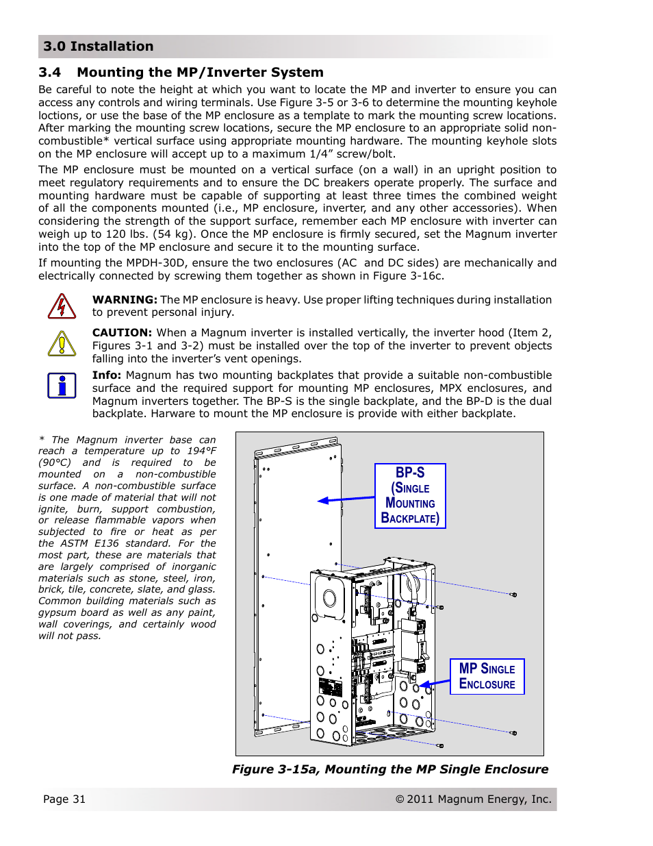 Bp-s (s, Mp s | Magnum Energy Magnum Panel (MP Series) User Manual | Page 38 / 120