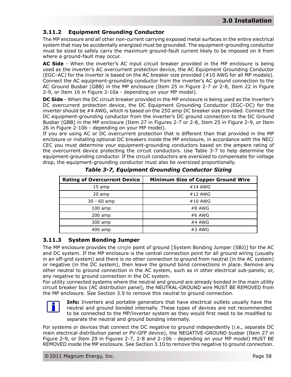 Magnum Energy Magnum Panel (MP Series) User Manual | Page 65 / 120