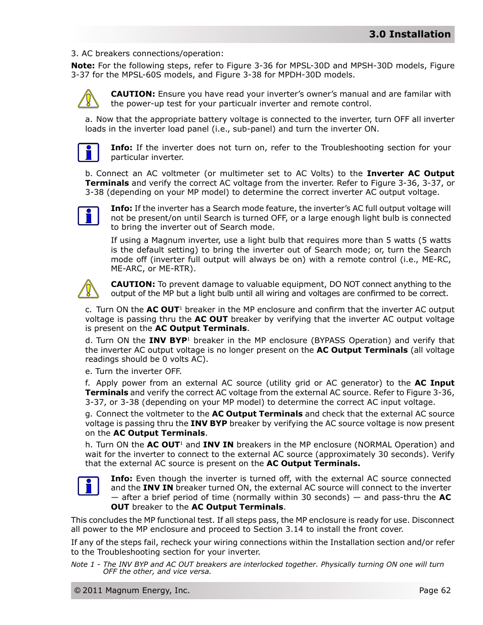 Magnum Energy Magnum Panel (MP Series) User Manual | Page 69 / 120
