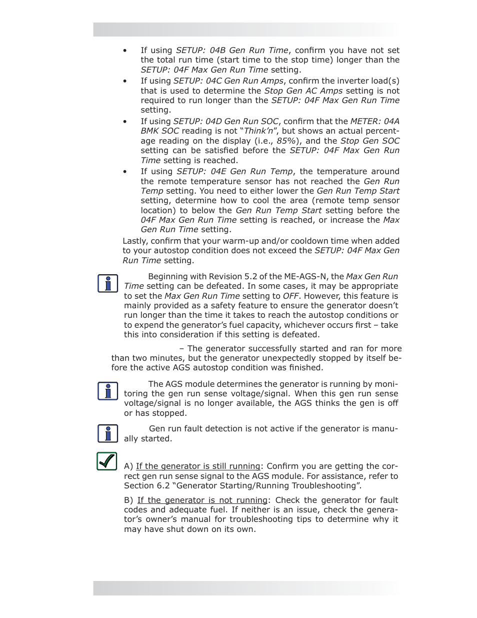 0 me-ags-n remote troubleshooting | Magnum Energy AGS Network (ME-AGS-N) User Manual | Page 98 / 103