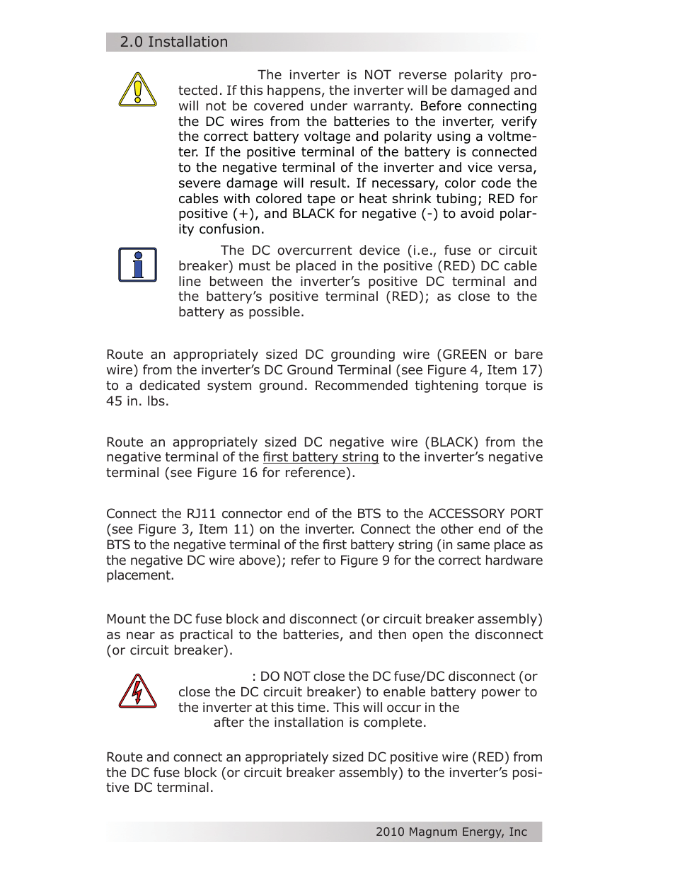 Magnum Energy MM-AE Series User Manual | Page 22 / 48