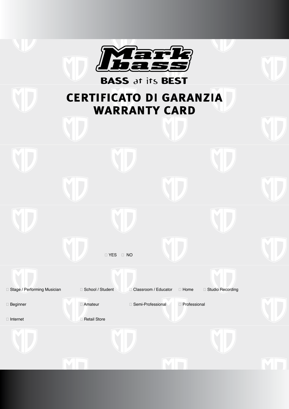 Markbass MoMark Black 800 User Manual | Page 3 / 4