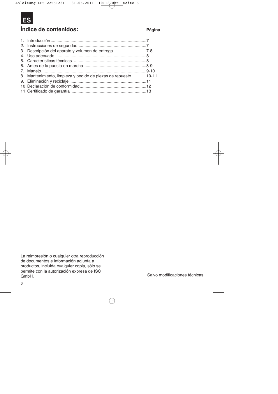 Parkside PSZ 250 A2 User Manual | Page 6 / 40