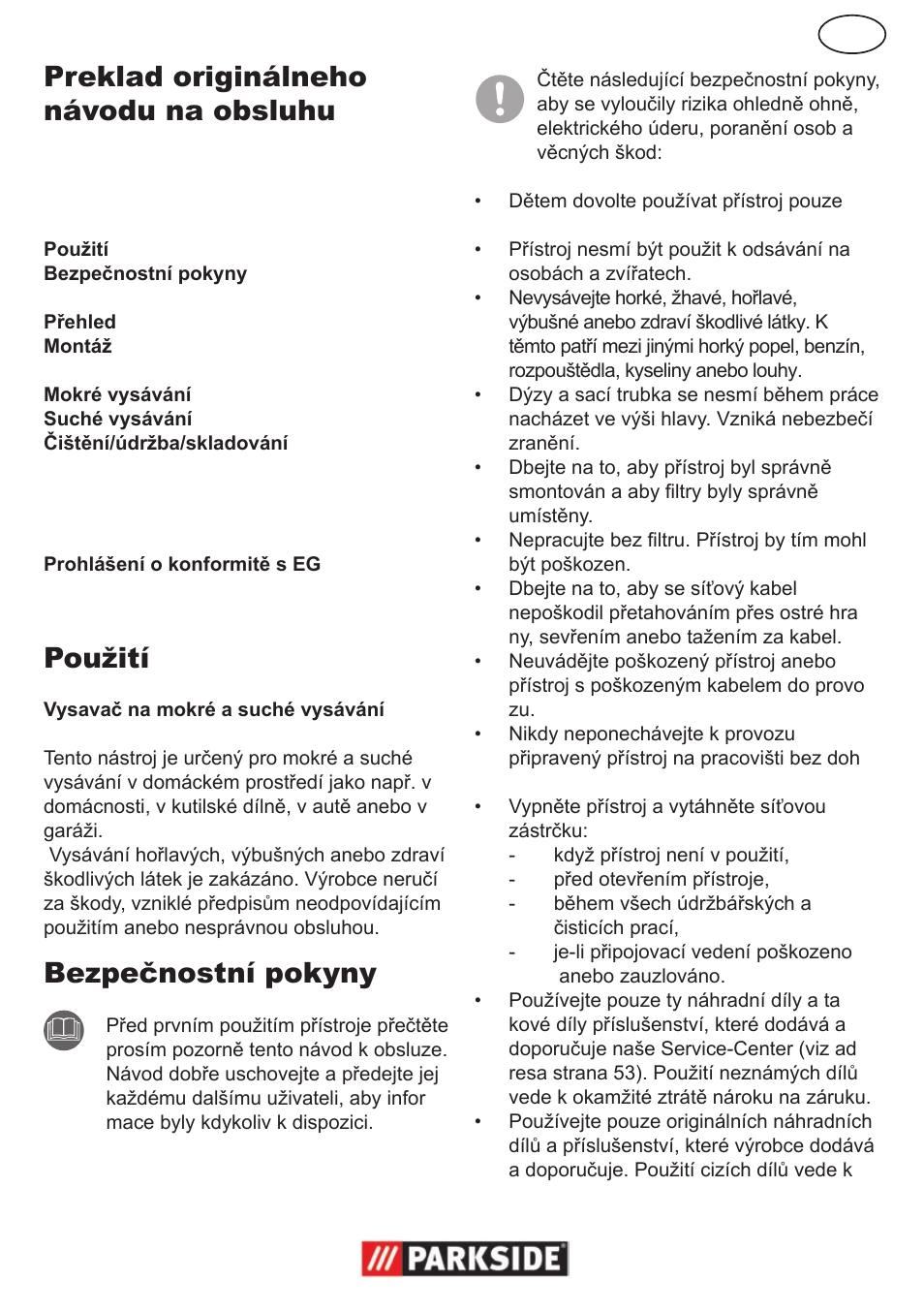 Parkside PNTS 1300 User Manual | Page 29 / 54