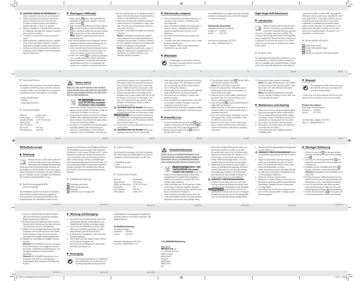 Parkside Z30825 User Manual | Page 2 / 2