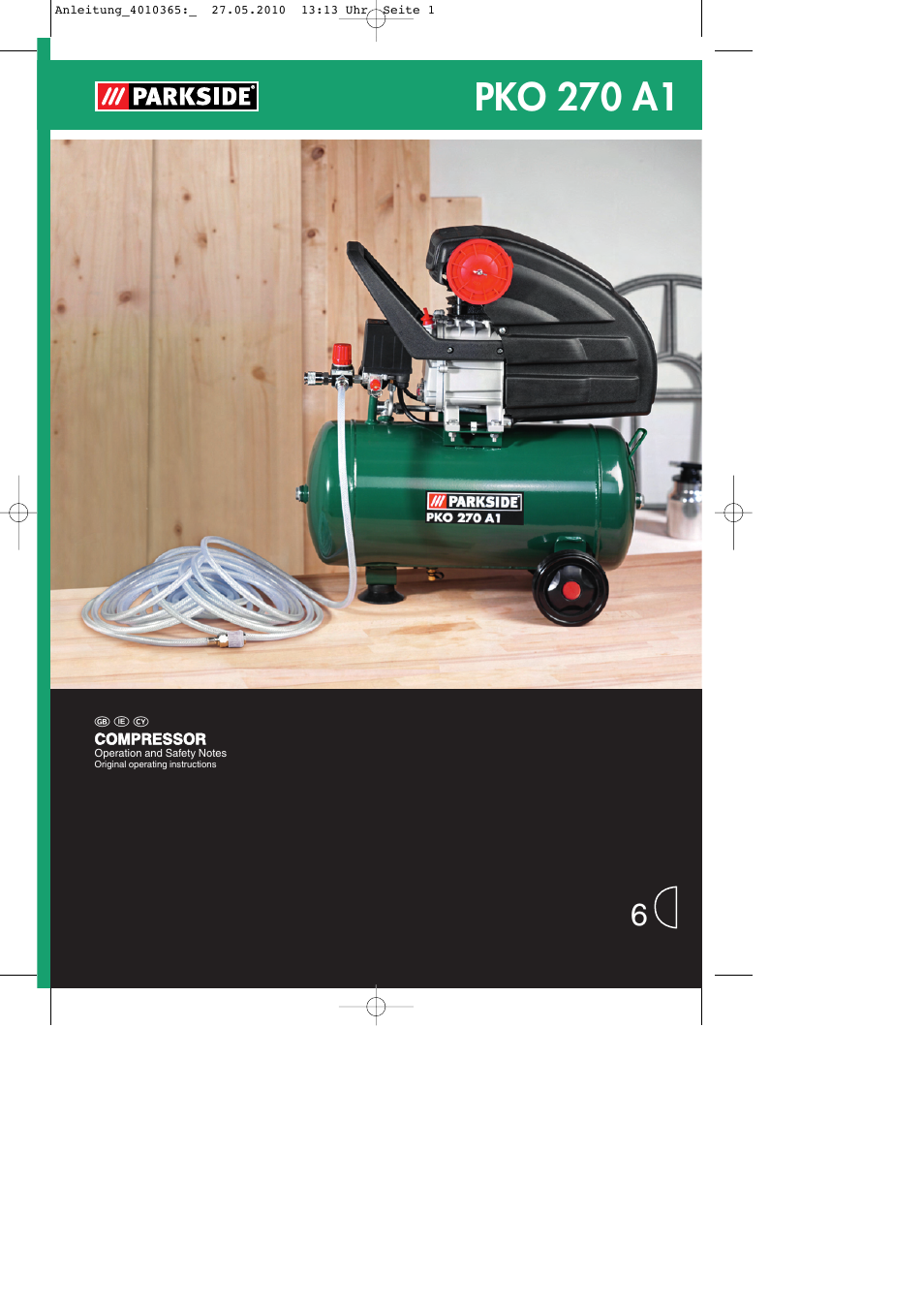 Parkside PKO 270 A1 User Manual | 20 pages