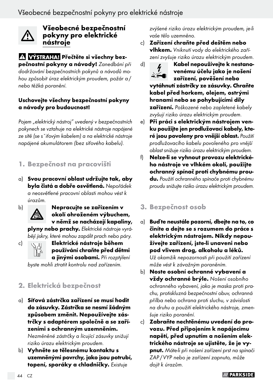 Parkside PABS 18-Li B2 User Manual | Page 44 / 72