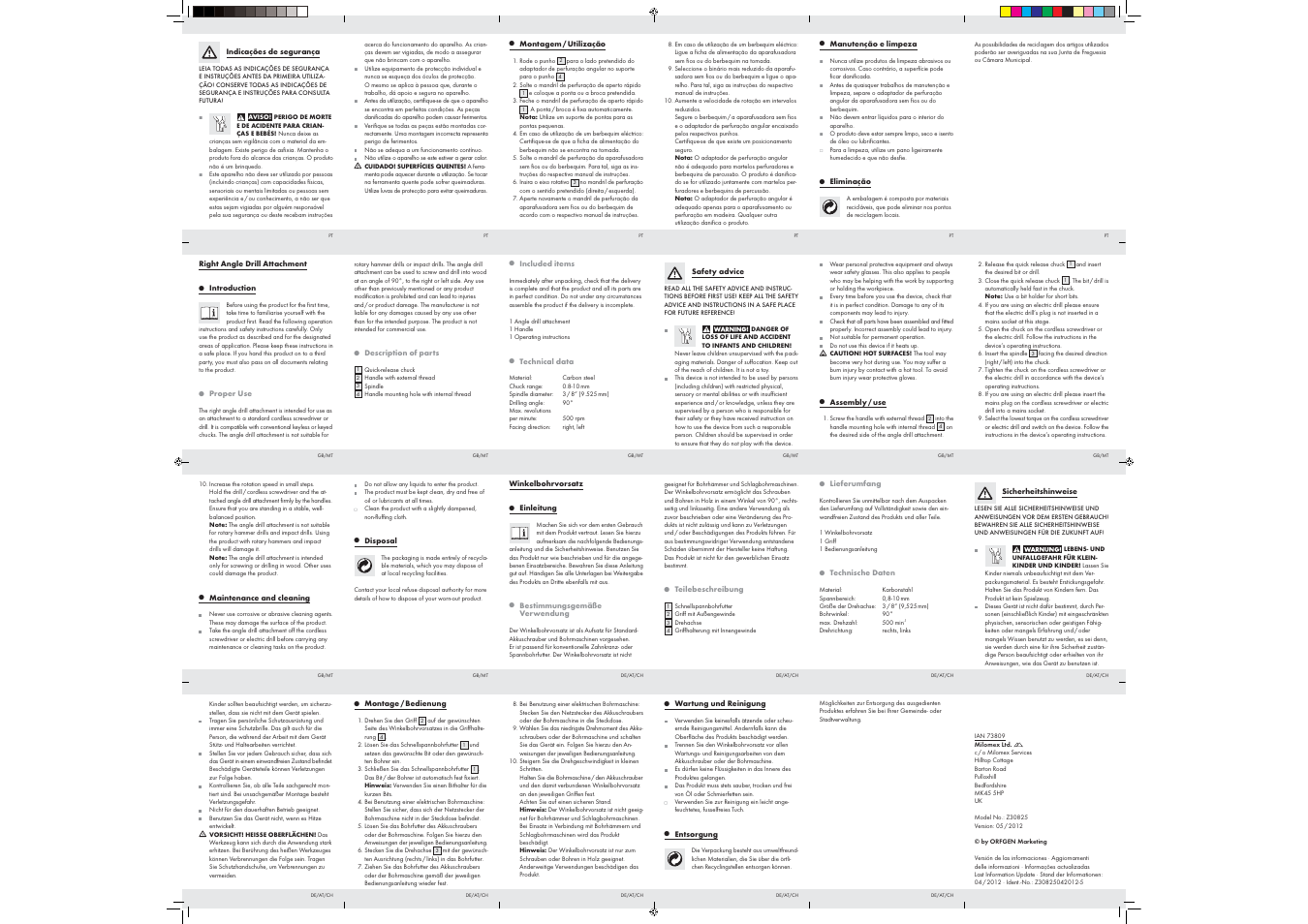 Parkside Z30825 User Manual | Page 2 / 2