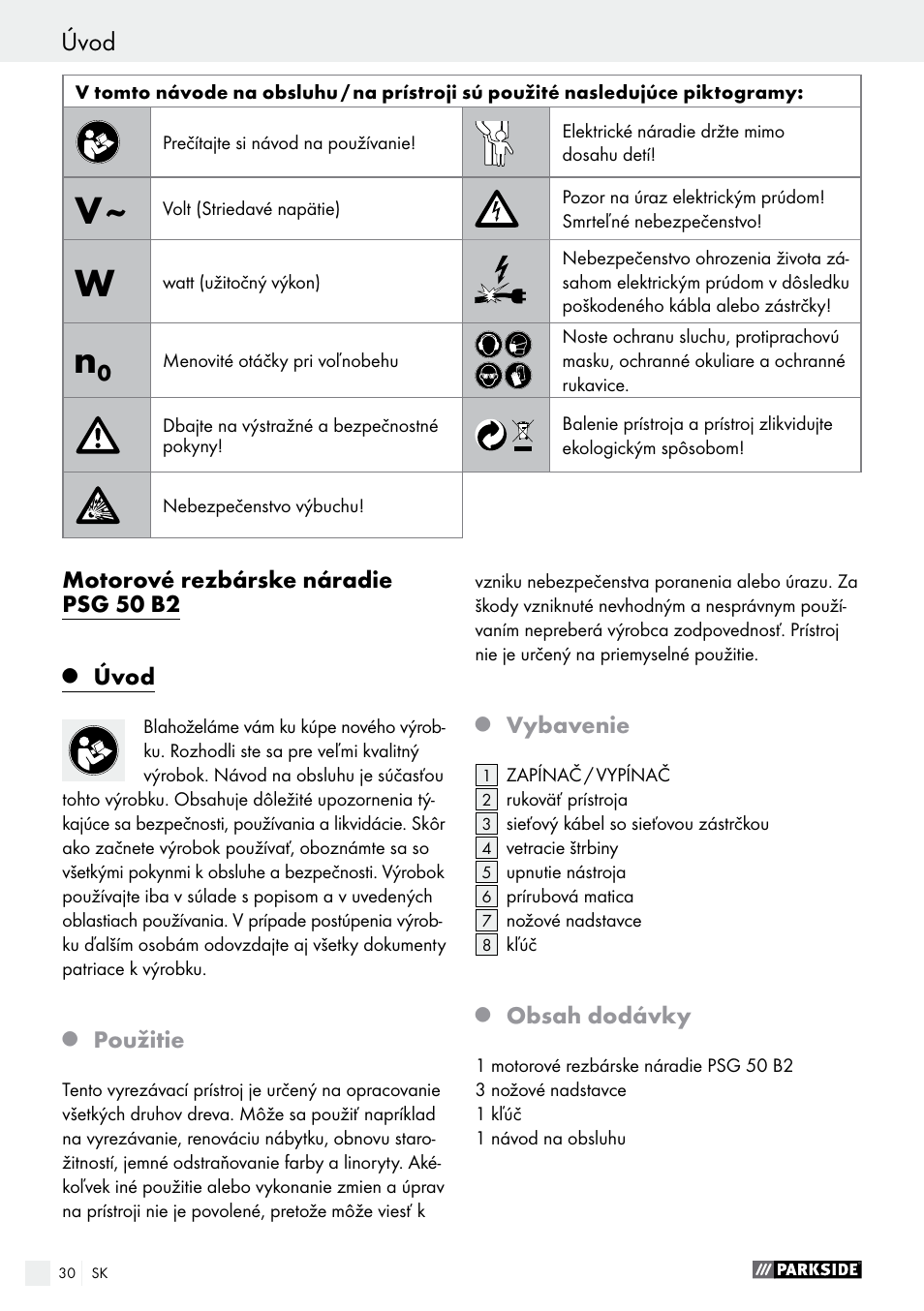 Parkside PSG 50 B2 User Manual | Page 30 / 45