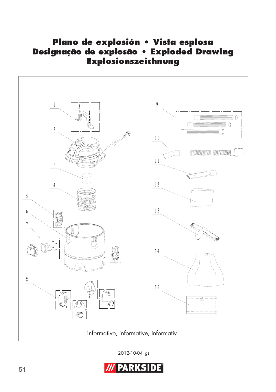 Parkside PNTS 1300 B2 User Manual | Page 51 / 52