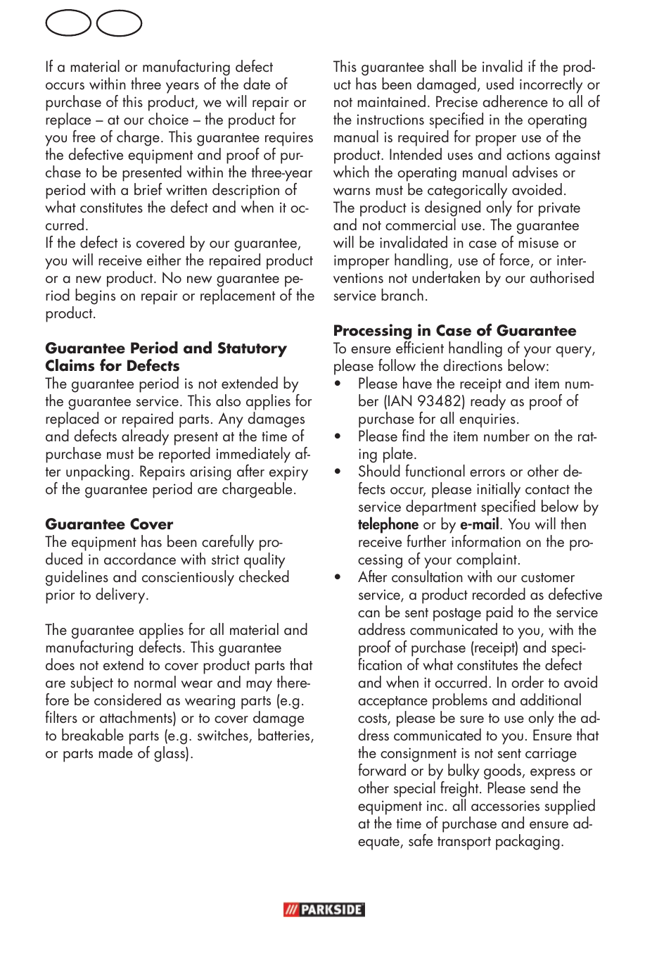Gb mt | Parkside PHD 150 C2 User Manual | Page 52 / 70