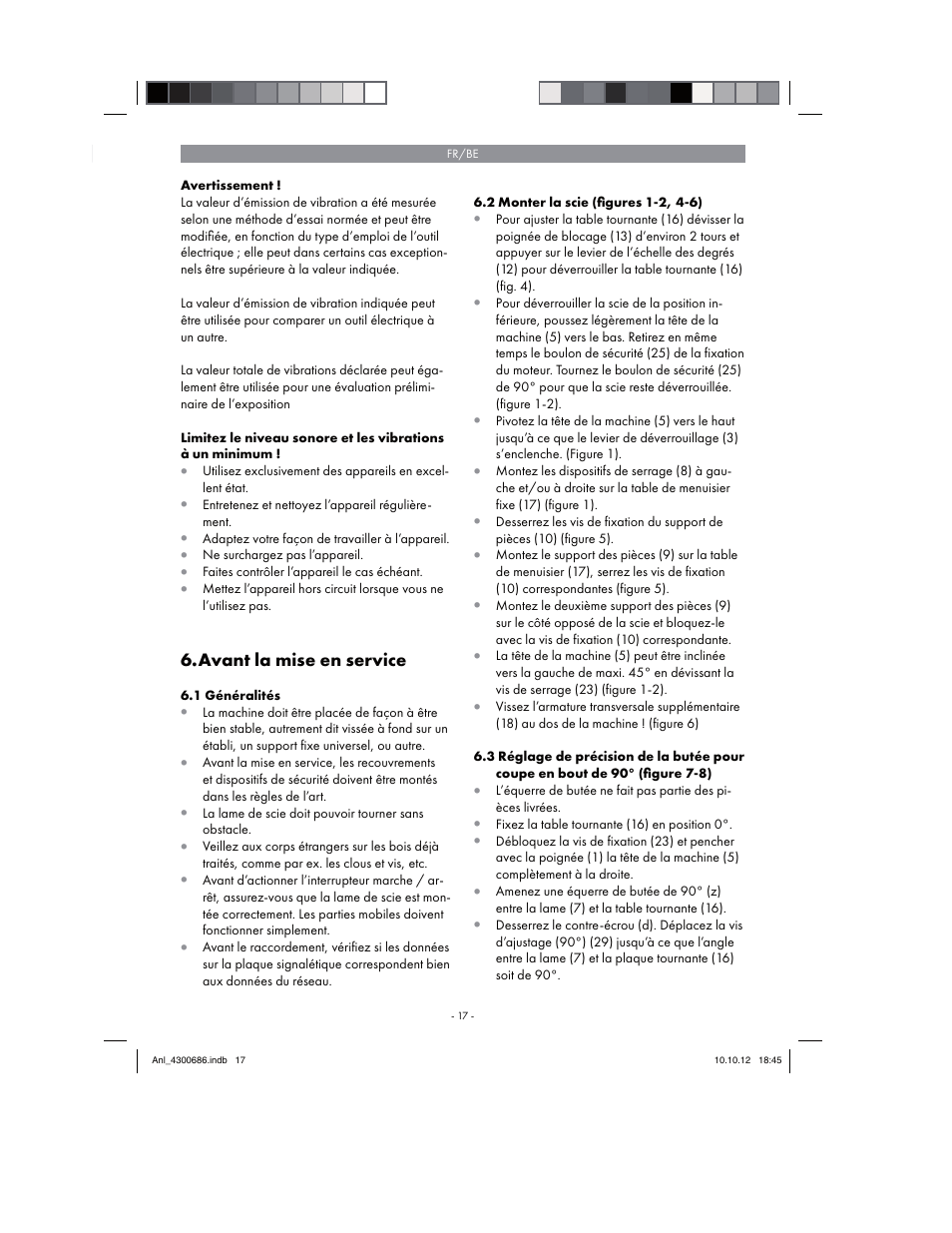 Parkside PKS 1700 B2 User Manual | Page 17 / 58