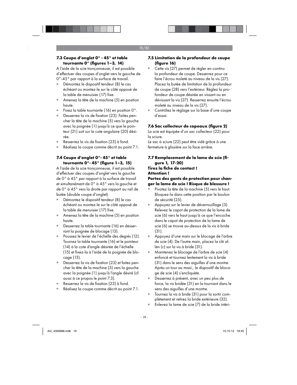 Parkside PKS 1700 B2 User Manual | Page 19 / 58