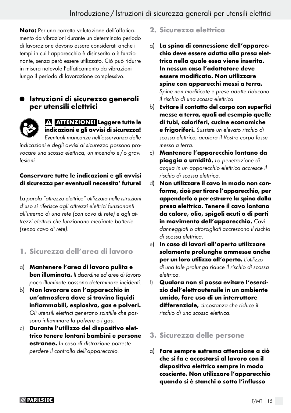 Parkside PHS 160 B2 User Manual | Page 15 / 37