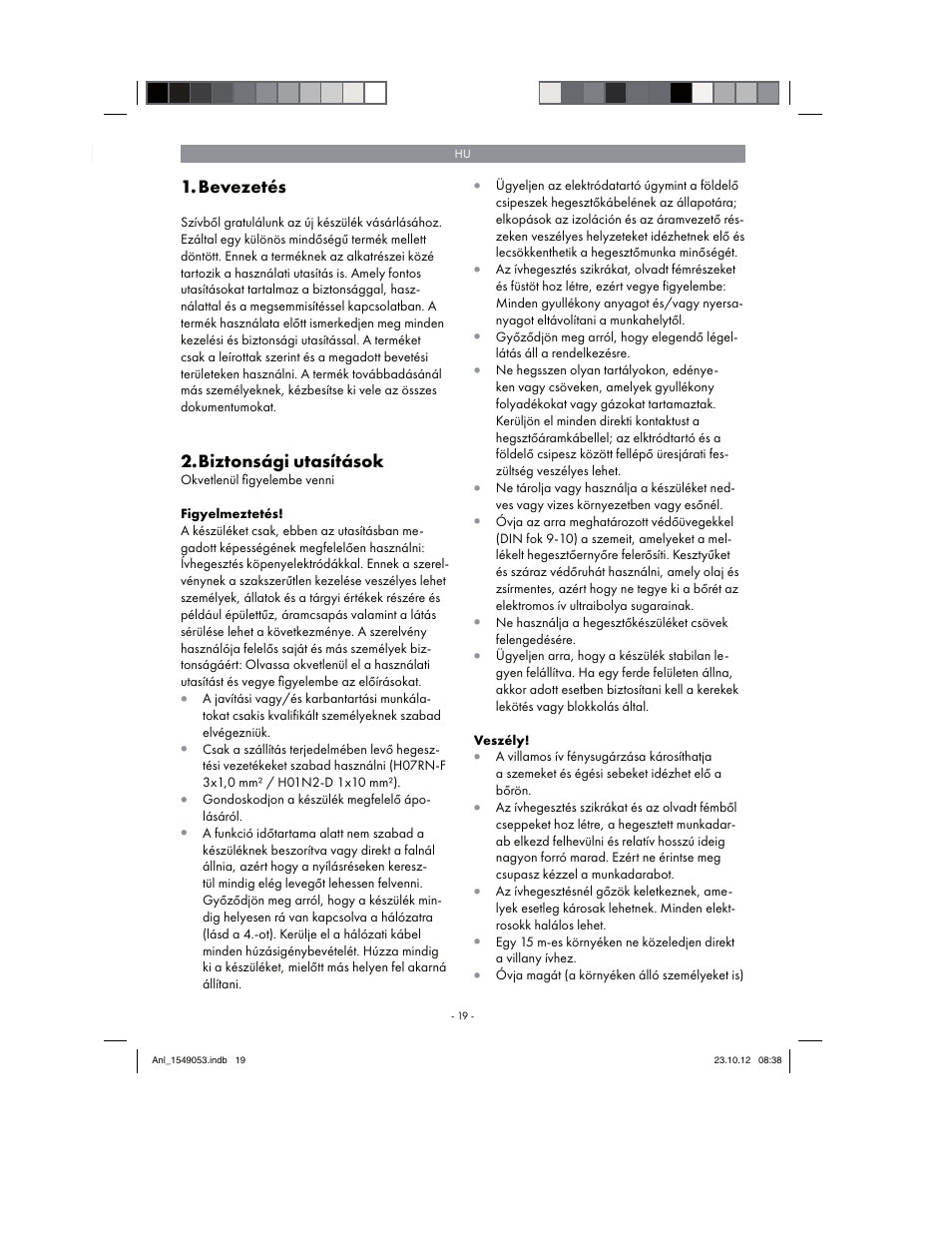 Parkside PESG 120 A1 User Manual | Page 19 / 94