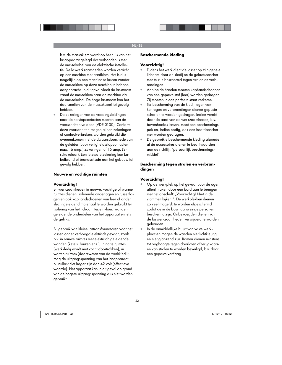 Parkside PESG 120 A1 User Manual | Page 22 / 58