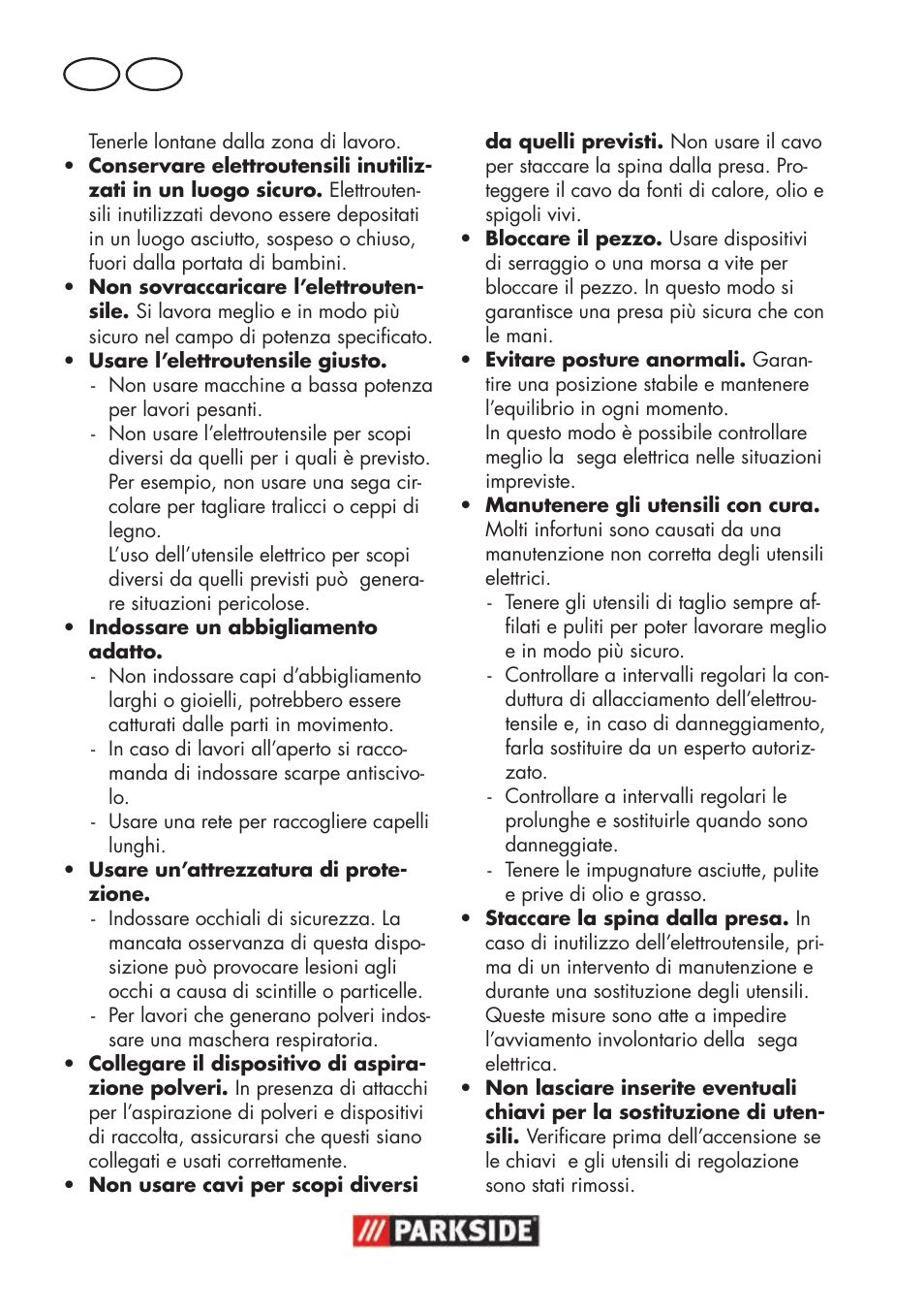 It mt | Parkside PSBS 240 B2 User Manual | Page 24 / 88