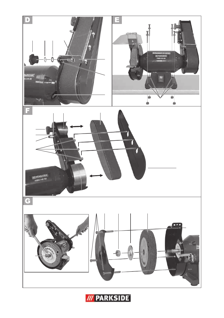 Parkside PSBS 240 B2 User Manual | Page 86 / 88